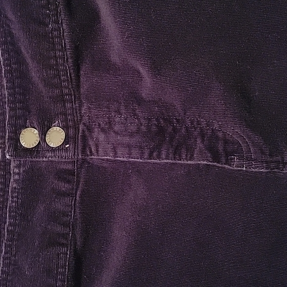 Lane Bryant black corduroy flat front pants size 28 petite - Picture 4 of 5